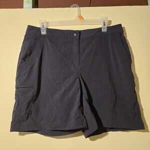 L.L. Bean Women's Black Cargo Shorts.